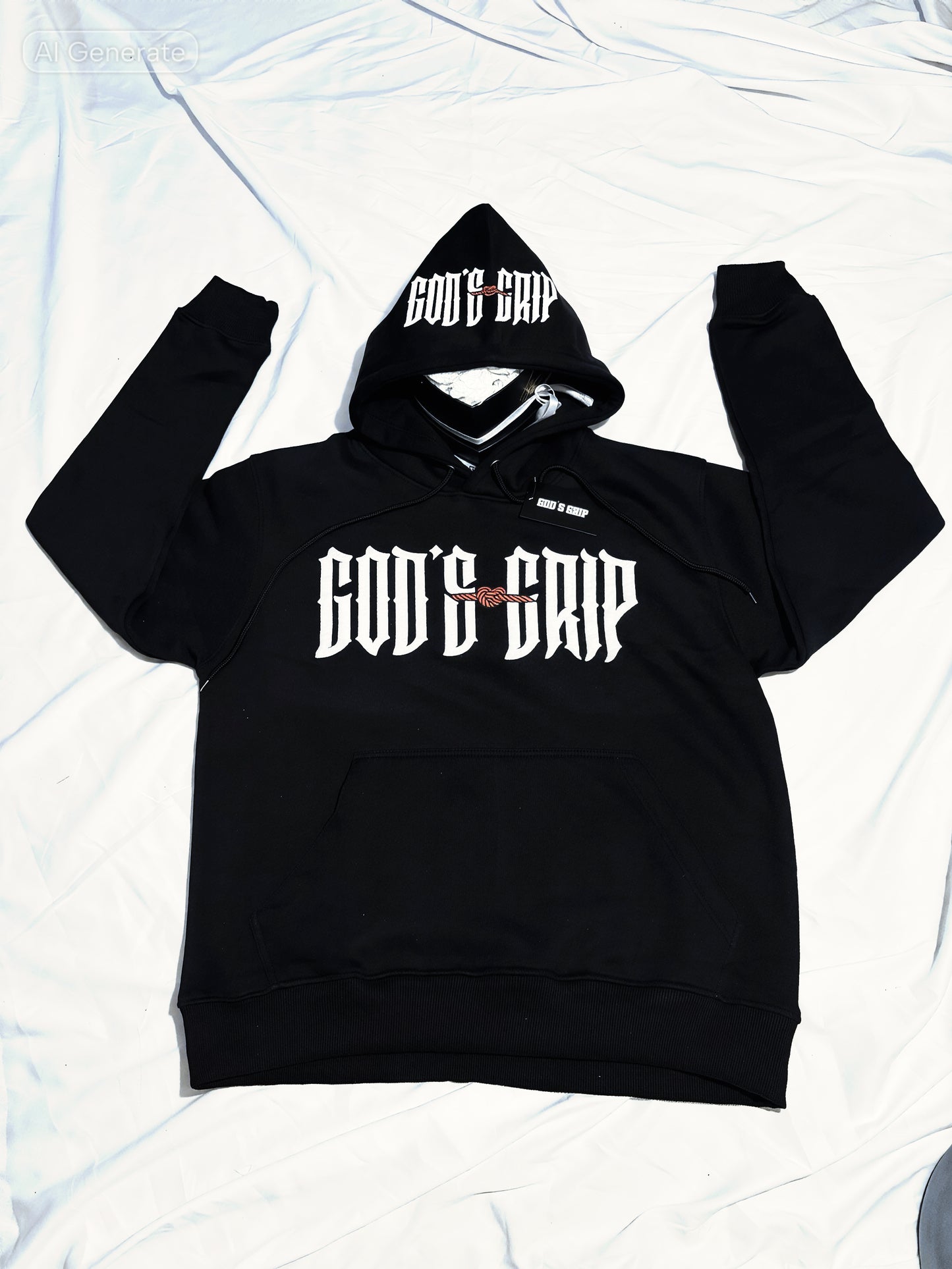 God's Grip Black Hoodie